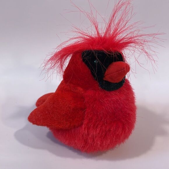 Wild Republic Audubon Backyard Birds Northern Cardinal Plush 7" Stuffed Animal - Picture 5 of 7